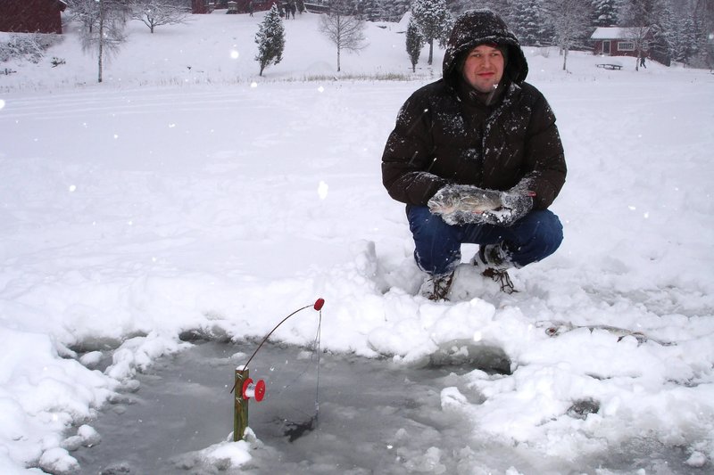 Germany - ice fishing gamble game